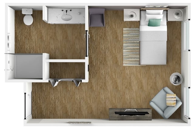 Montclaire-Suite-_-One-Bathroom-308